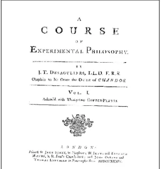 図 3  『A Course of Experimental Philosophy』 の表紙