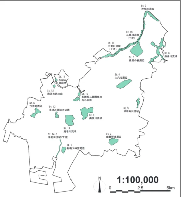 図 1-1  調査 地域位 置図 