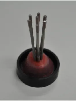 図 2 鋳造用パターン（丸棒状）