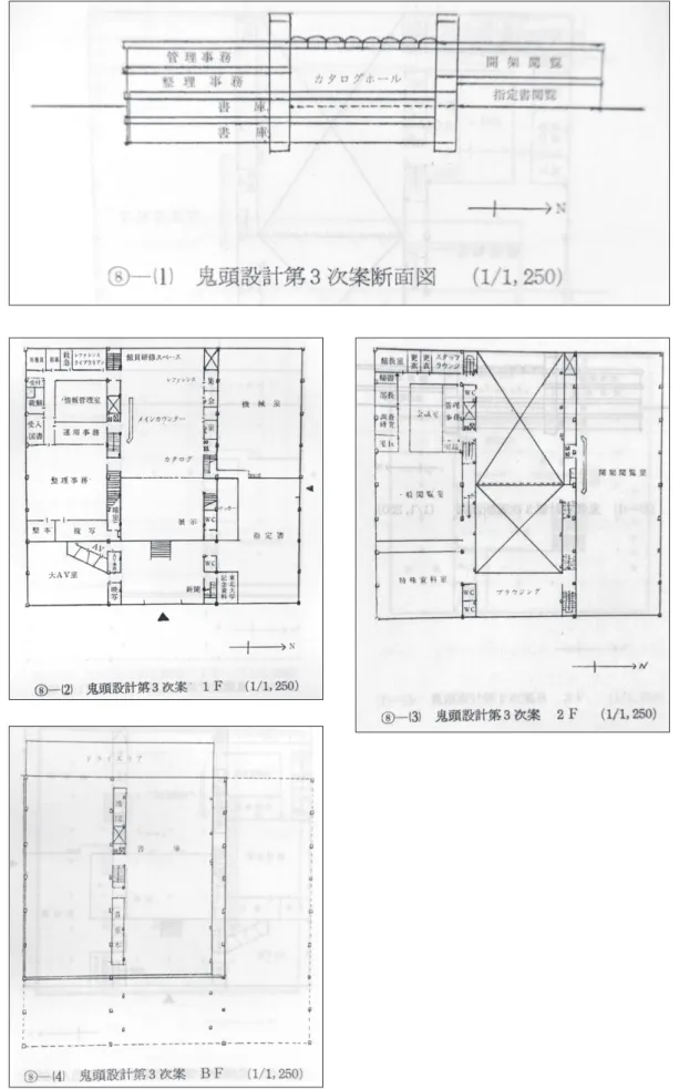 図 3 鬼頭設計第 3 次案（第 8 次案）