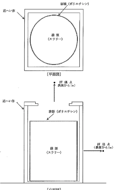 図 1  スラリーを充填する HIC の評価モデル 