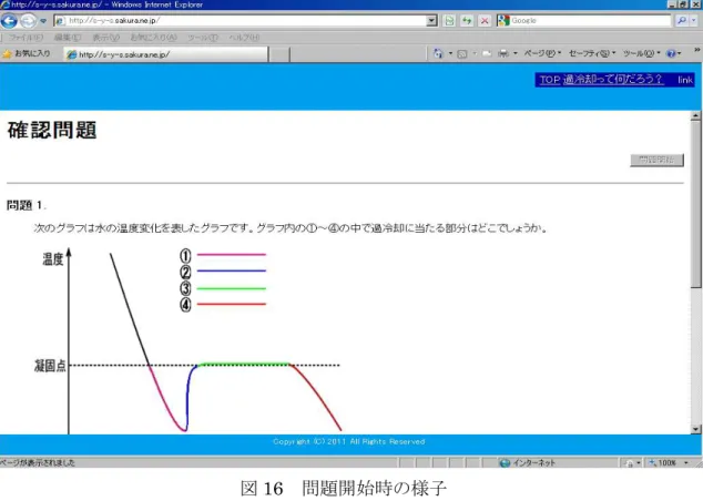 図 16 問題開始時の様子