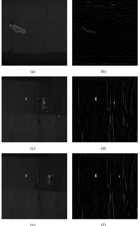 Figure 2.6: Foreground segments extracted from full-size image on the left and Sobel k =5