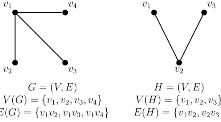 Figure 2.1: Examples of graphs