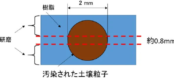 図 2-5  汚染土壌粒子の研磨 