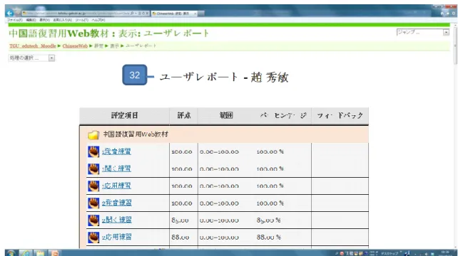図 B.9  評定画面例 