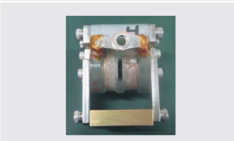 Figure 1: A split-pair magnet used for X-ray diffraction with X-ray  free electron laser