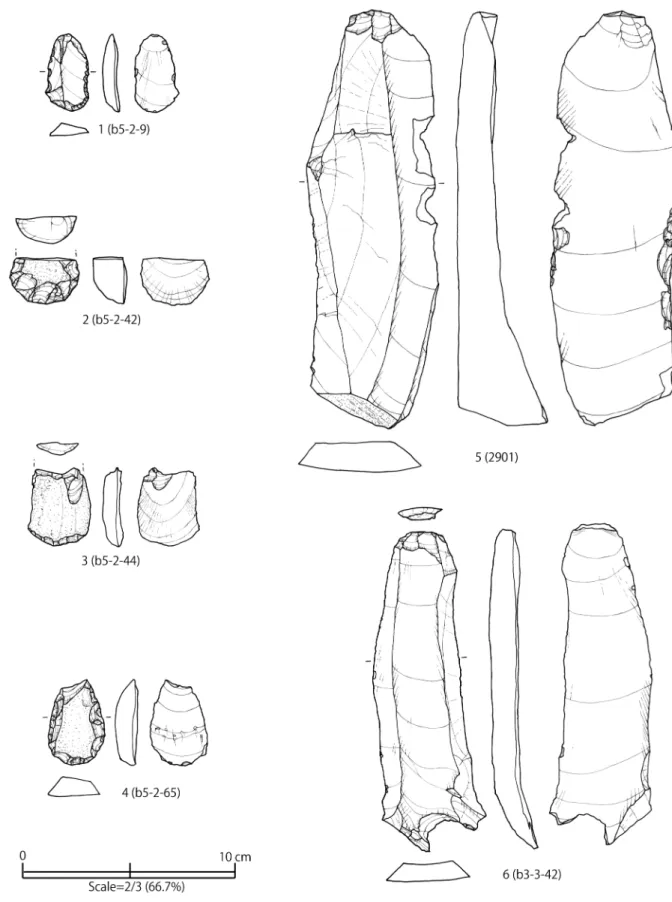 Fig. 18 Lithic tools excavated from the Gorbatka 3 site