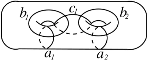 Figure 14: A framed link which represents M