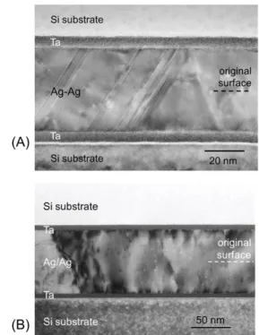 Figure 1 presents TEM cross-section image of Si wafers 