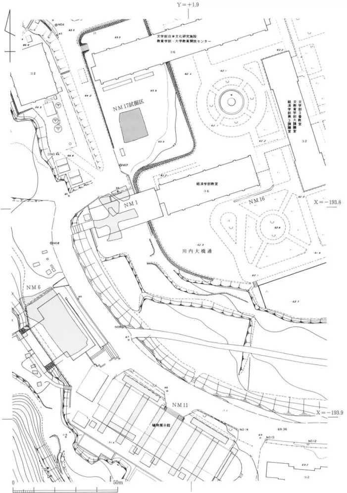 図 7  仙 台 城 二 の 丸跡 第 17地 点試 掘 調 査 区 の位 置 Fig 7 LOcation of N卜 117(NⅢ И 17 i e LocatiOn 17 of氏 ″″ ″ /7)