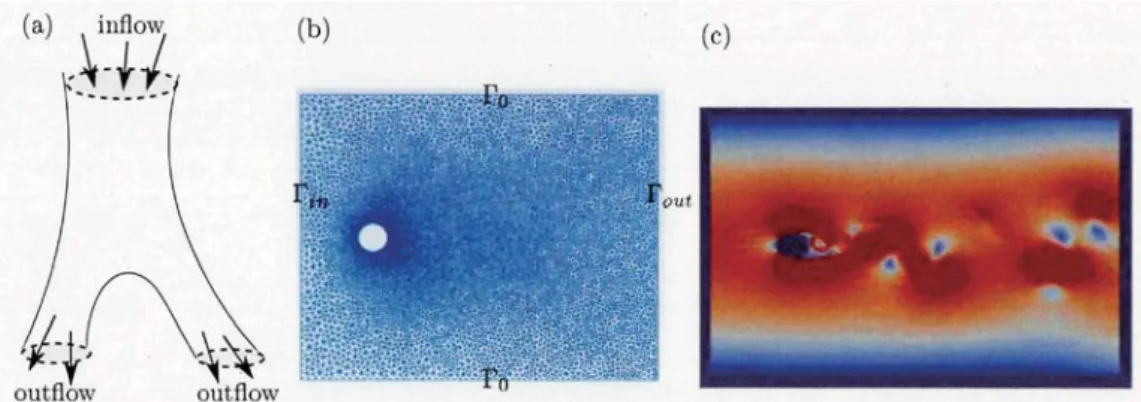 Figure 1: (a) A pipe‐shaped dolnain. (b) The doinain and nlesl] for numerical sinrulation