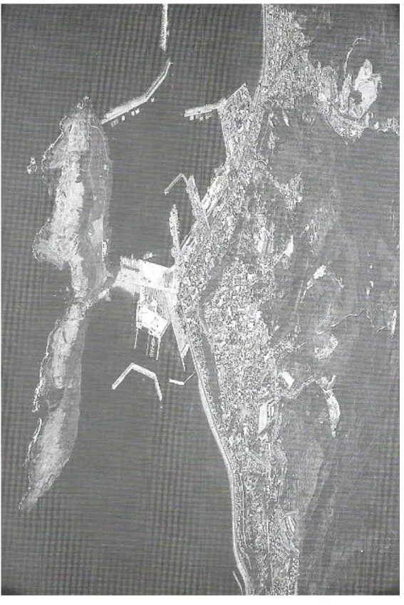 図 4  江差の地形  （出典：江差町 1982） 