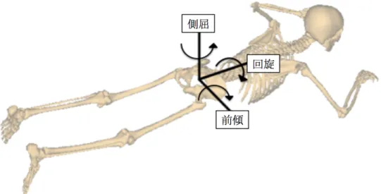 図 4	  骨盤の角度定義 