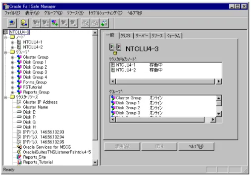 図 1-2 Oracle Fail Safe Manager