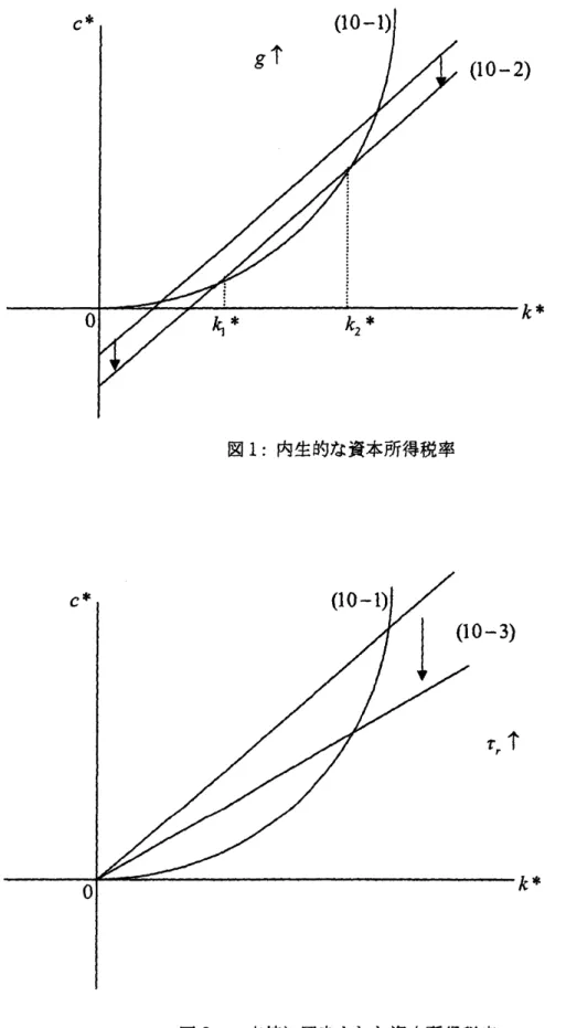 図 2: 一定値に固定された資本所得税率