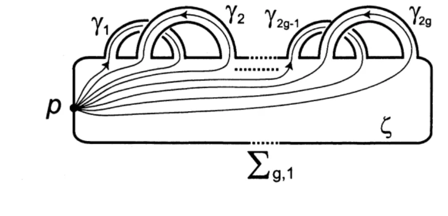 FIGURE 3. Cell decomposition of $\Sigma_{g,1}$