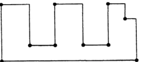 Figure 3: Lower bound for 3-vertex guarding a convexly quadrilateralizable polygon with $n=4m+2$