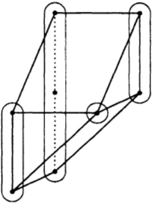 図 2: $U(3)$ の $su(3)$ への随伴作用の Gelfand-Cetlin 分解