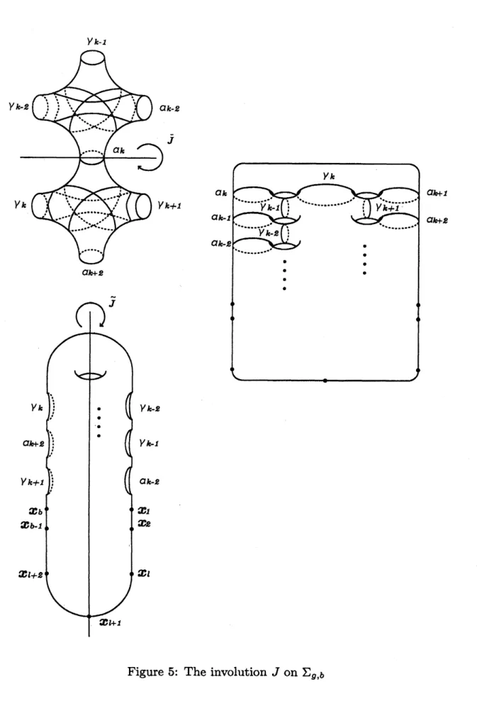 Figure 5: The involution $J$ on $\Sigma_{g,b}$