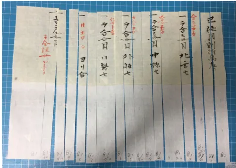 図 26 （ 左 ） ： ア ク リ ル 板 （ 上 部 の 白 い 部 分 は 両 面 テ ー