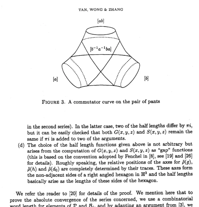 FIGURE 3. A commutator curve on the pair of pants