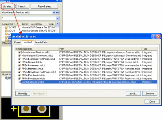図  17.  データベースライブラリを使用可能に