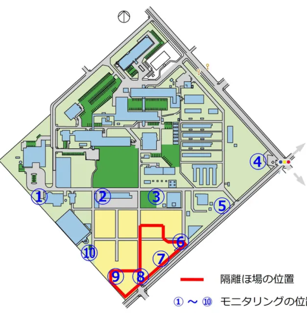 図 2 観音台第 3 事業場内の配置図 