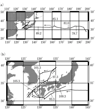Fig. 2 Locations of vans and a tower on R/V Ronald H.