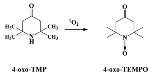 Figure 1       From 4-oxo-TMP to 4-oxo-TEMPO by generated  1 O 2