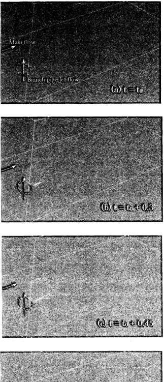 Fig. 6 $\mathrm{P}^{l}\mathrm{d}$ rticle tracking result for arched vortex tlows $\langle\beta=[.\langle),$ ${\rm Re}=600)$