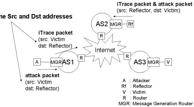 図 4.6 を用いて iTrace-PT の DRDoS 攻撃への適用法について説明する．