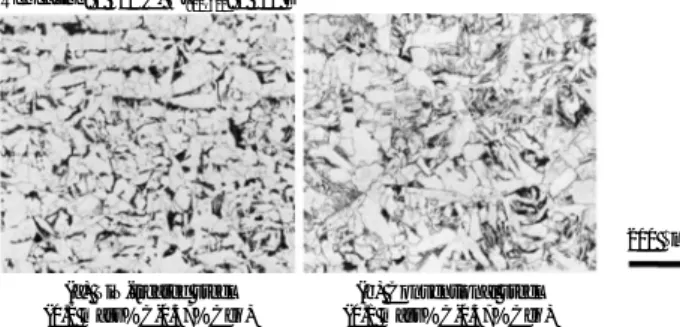Fig. 4 Effect of Ceq value on M-A volume fraction in matrix microstructure