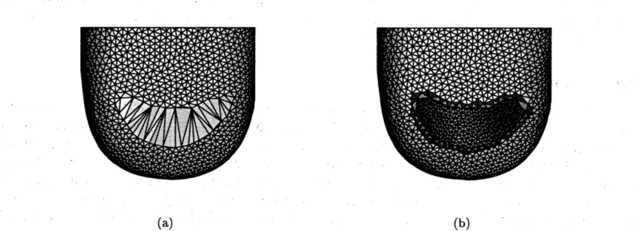 Figure 5: Both figures show the reconstructed heel of the dataset FOOT for different values of $\rho$ 