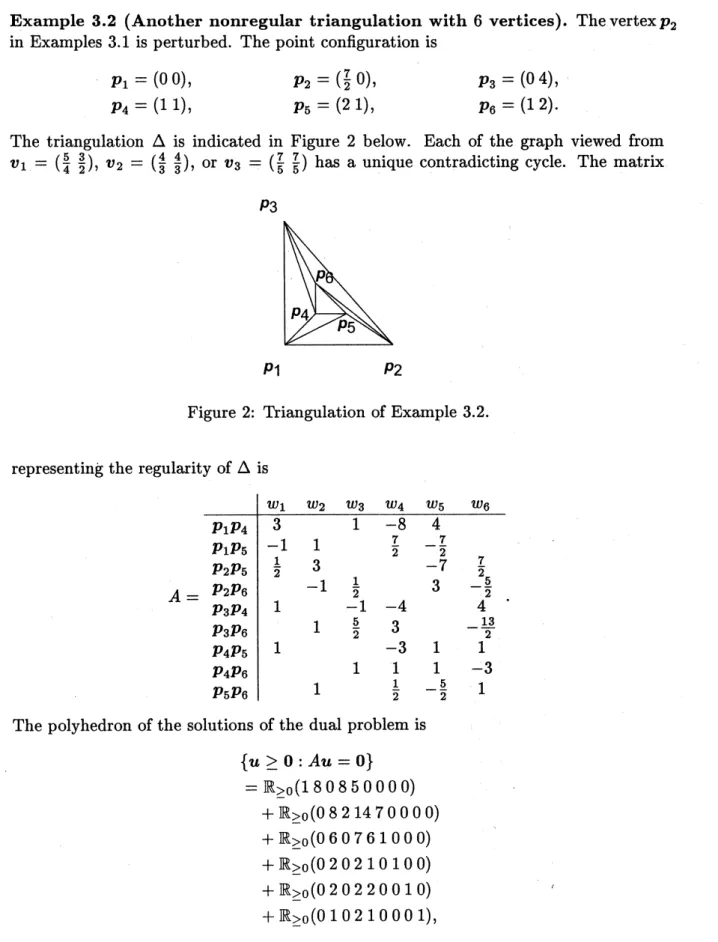 Figure 2: Triangulation of Example 3.2.