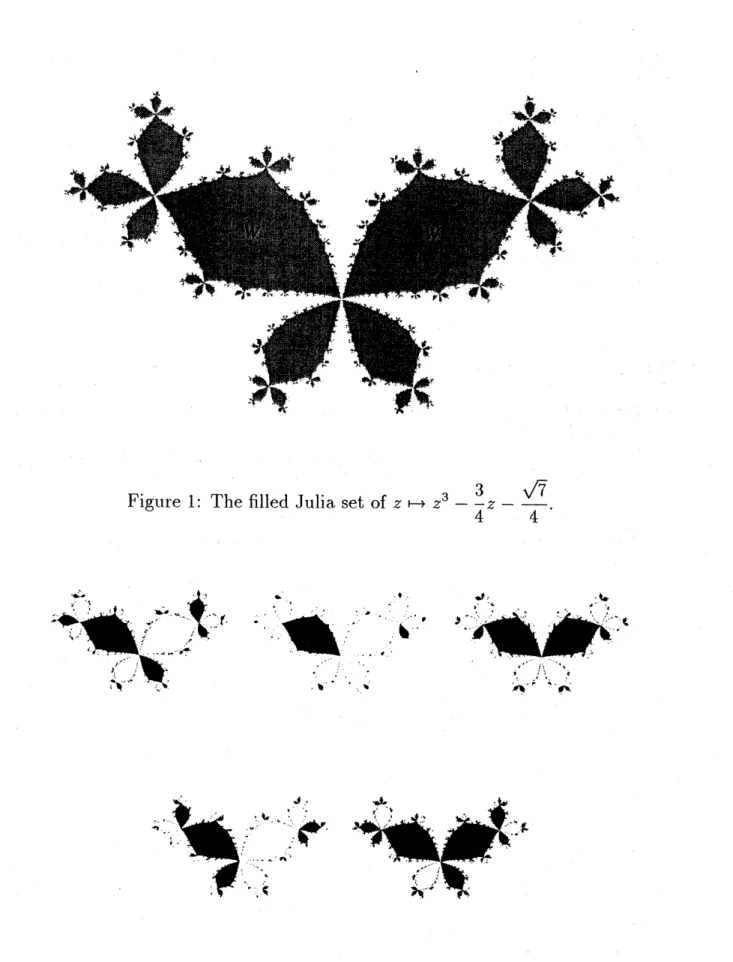 Figure 1: The filled Julia set of $z \vdasharrow z^{3}-\frac{3}{4}z-\frac{\sqrt{7}}{4}$ .