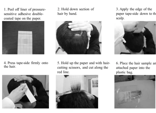 Figure 1. Hair sampling method   