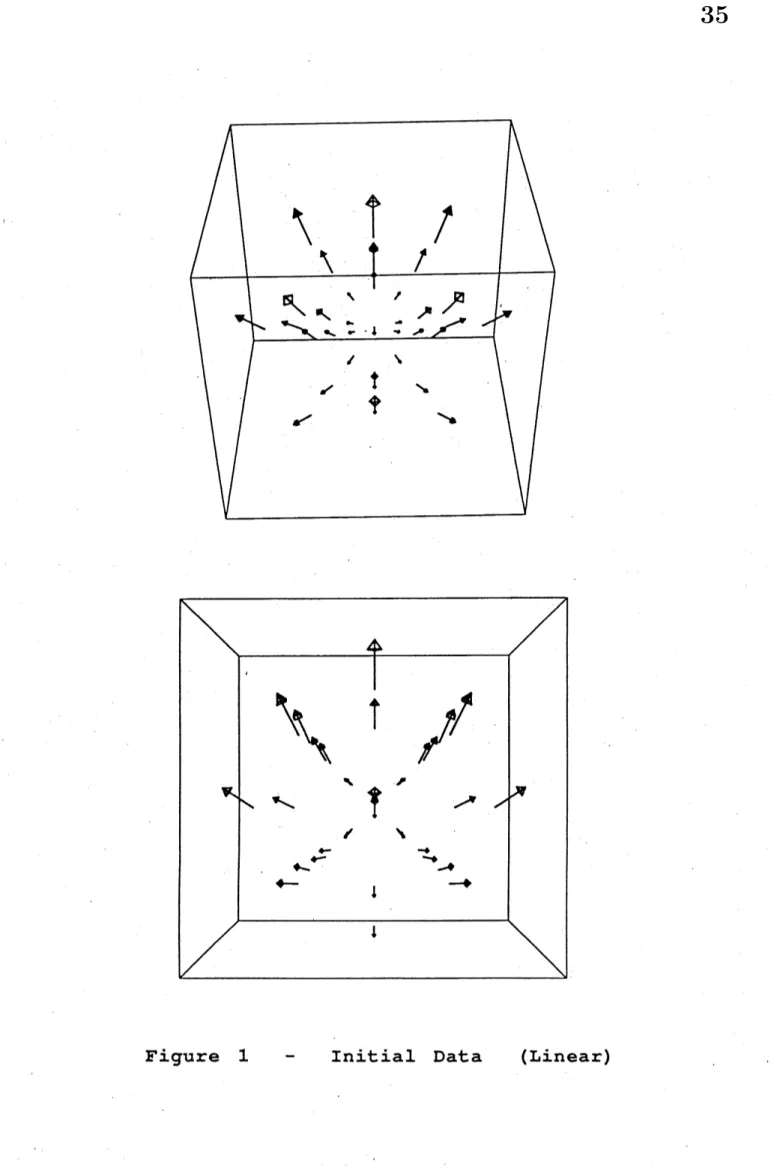 Figure 1 –Initial Data (Linear)