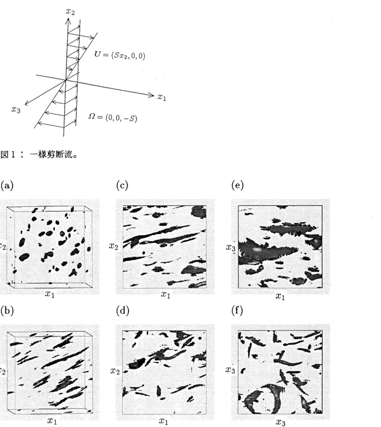 図 1: 一様菊断流。