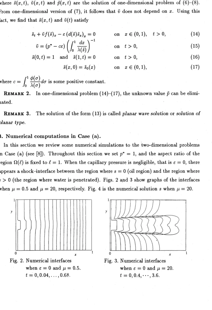 Fig. 2. Numerical interfaces