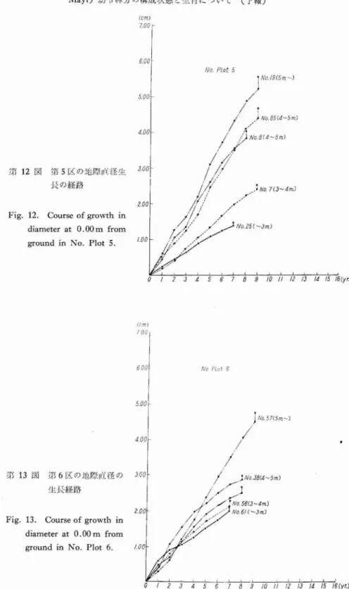 Fig. 12. Course of growth in