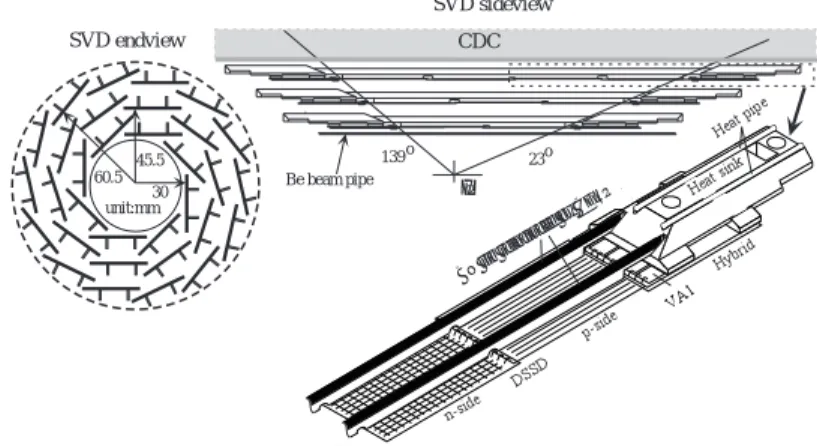 Fig. 13. Detetor onguration of SVD.