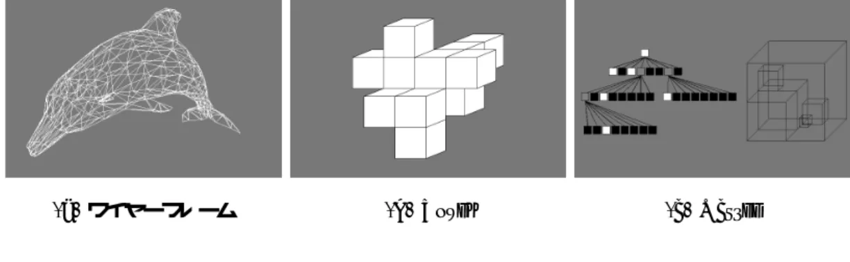 図 2.6: 様々な表現形式