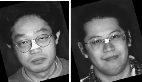 図 4.10: 推定した領域 T e (2) 生成したブリッジとプロップの画像 BP (x, y) と輪郭線 label e の画像 LABEL e (x, y) と のマッチング度 ϕ bp を式 (4.21)(4.22) により求める． ϕ bp = 1 H bp + H e  cor bp (x, y) (4.21) cor bp (x, y) =    1 (BP (x, y) ∩ LABEL e (x, y) = 1) 0 (BP (x, y) ∩ LABEL e (x, y) = 0)