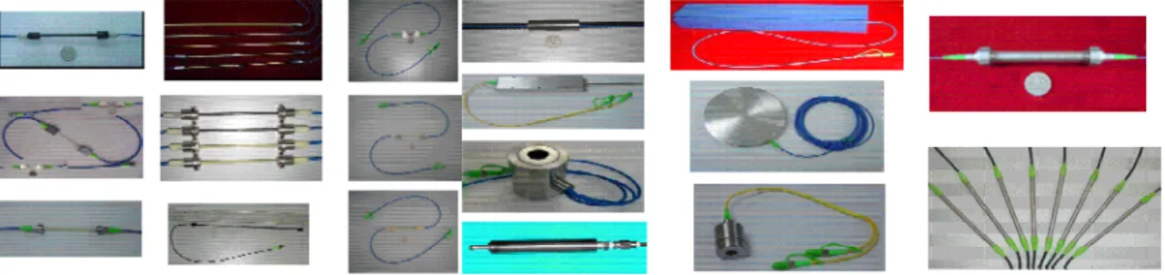 Figure 1 Optic fiber Bragg-grating -based sensors 