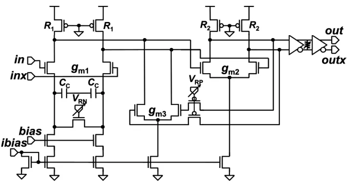 Fig. 2. 7: Proposed equalizer circuit implementation. 