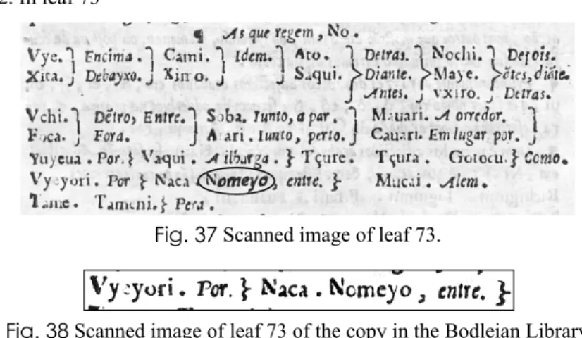 Fig. 36 Scanned image of leaf 69v of the copy in the Bodleian Library.Fig. 35 Scanned image of leaf 69v.