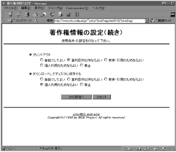 図 10 著作権情報作成支援システム