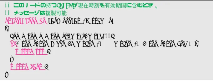図 4.3: LtD のメッセージの複製可能判定