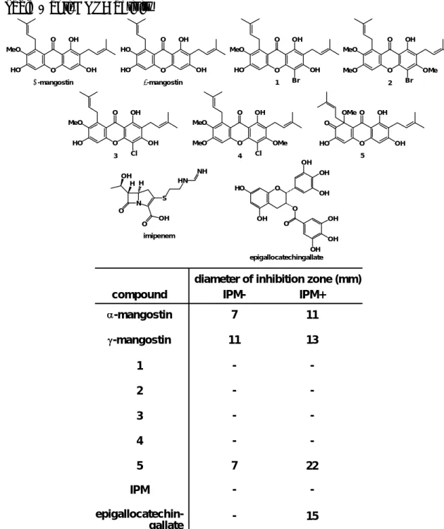 Table 1 anti-MRSA activity 